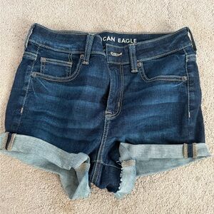 American Eagle Dark Blue Stretch Denim